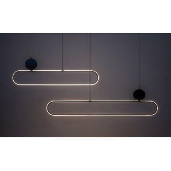 Pendul LED Rabalux 72268 Circado 2550lm 3000K negru/ auriu