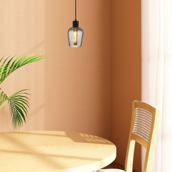 Pendul Rabalux 72270 Florian E27 1x MAX 40W negru mat