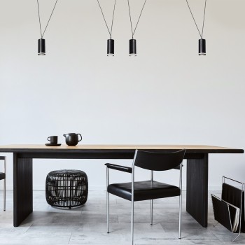 Pendul Rabalux 73038 Senobia GU10 4X MAX 5W negru