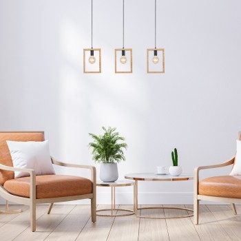 Pendul Rabalux 2292 Indigo E27 1x MAX 40W negru