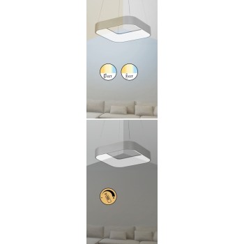Pendul LED Rabalux 3927 Adeline 1800lm 3000-6000K gri