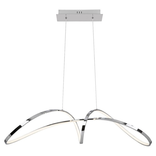 Pendul LED Rabalux 5358 Aisha 2600lm 4000K crom