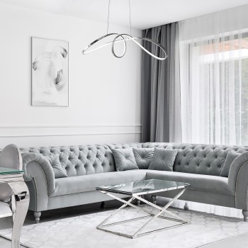 Pendul LED Rabalux 5358 Aisha 2600lm 4000K crom