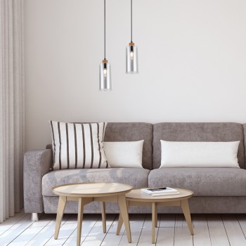 Pendul Rabalux 72141 Tanno E27 1x MAX 25W stejar