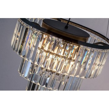 Pendul Rabalux 72265 Eloisa E27 3x MAX 25W negru