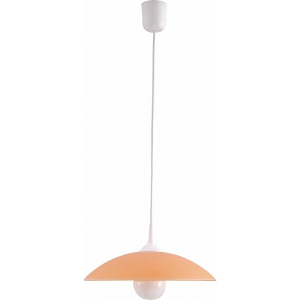 Pendul Rabalux 4613 Cupola range E27 1x MAX 60W portocaliu