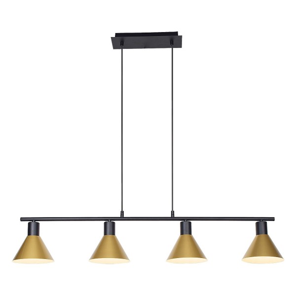 Pendul Rabalux 3160 Alvaro E27 4x MAX 40W negru mat