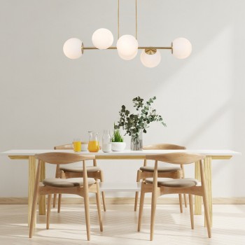 Pendul Rabalux 72249 Kiara E27 6x MAX 35W auriu