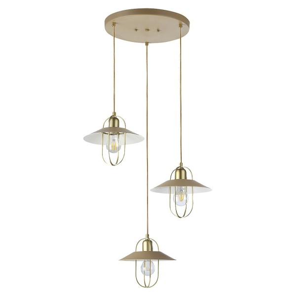 Pendul Rabalux 3520 Nesrin E27 3x MAX 40W auriu
