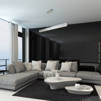 Pendul LED Rabalux 6670 Tithania 1920lm 2700-6500K aluminiu slefuit