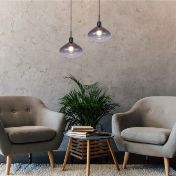 Pendul Rabalux 72021 Dvora E27 1x MAX 40W negru mat