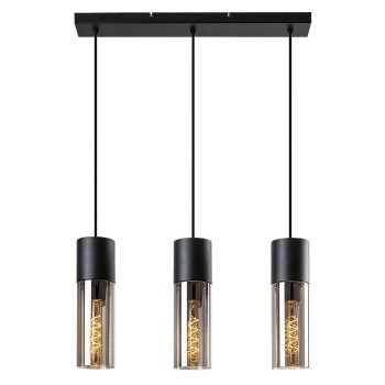 Pendul Rabalux 72053 Ronno E27 3x MAX 25W negru