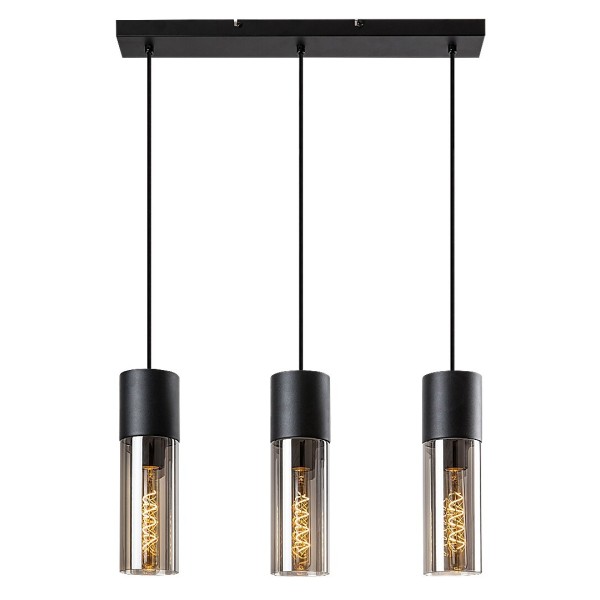 Pendul Rabalux 72053 Ronno E27 3x MAX 25W negru