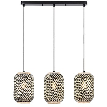 Pendul Rabalux 72093 Adalla E27 3x MAX 40W negru mat