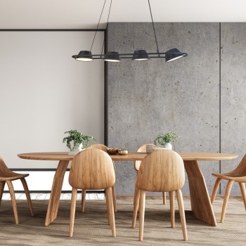 Pendul LED Rabalux 72218 Odiss 1850lm 3000K negru