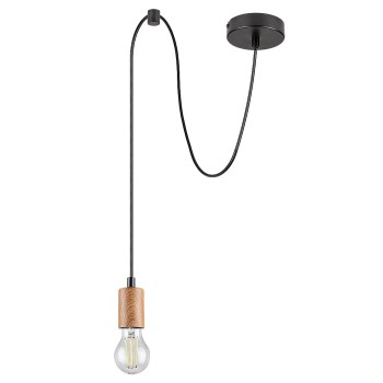 Pendul Rabalux 72071 Dollien E27 1x MAX 60W negru mat
