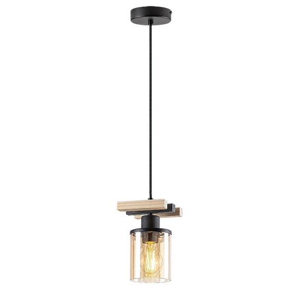 Pendul Rabalux 72081 Niylah E27 1x MAX 25W negru