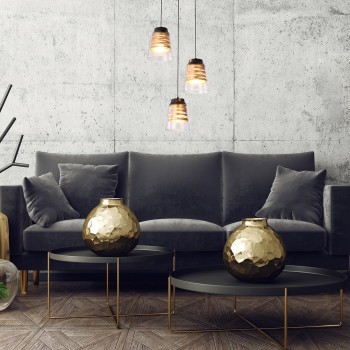 Pendul Rabalux 3545 Zenaida E27 3x MAX 60W negru mat