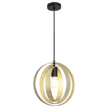 Pendul Rabalux 3607 Harlow E27 1x MAX 60W negru mat
