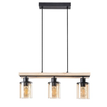 Pendul Rabalux 72083 Niylah E27 3x MAX 25W negru