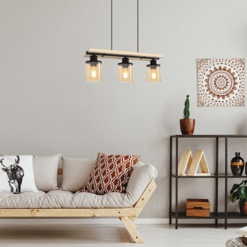 Pendul Rabalux 72083 Niylah E27 3x MAX 25W negru