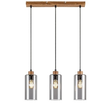 Pendul Rabalux 72123 Tanno E27 3x MAX 25W stejar