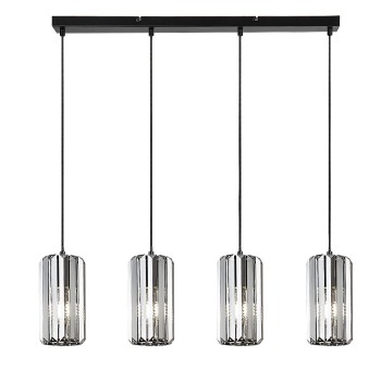 Pendul Rabalux 72256 Veness E27 4x MAX 40W negru mat