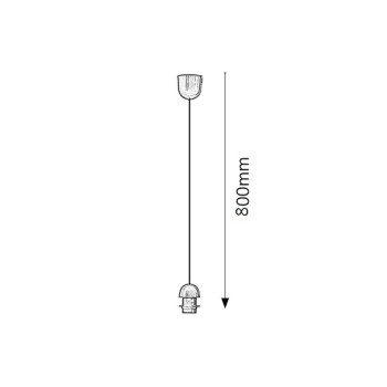 Pendul Rabalux 9920 Fix E27 1x MAX 60W bronz