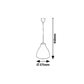 Pendul Rabalux 5059 Morris E27 1x MAX 40W alb