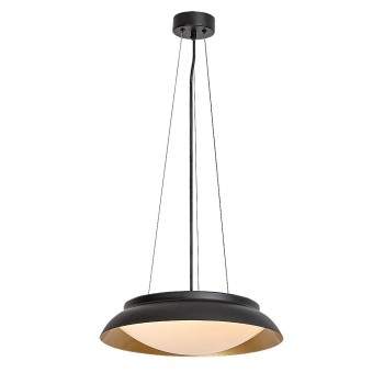 Pendul LED Rabalux 72134 Hafsa 1250lm 3000K negru/ auriu