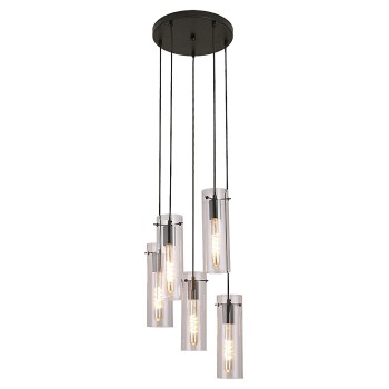 Pendul Rabalux 5260 Acantha E27 5x MAX 60W negru