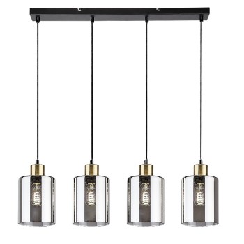 Pendul Rabalux 72247 Perez E27 4x MAX 40W negru mat