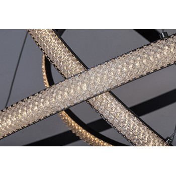 Pendul LED Rabalux 72260 Grete 4450lm 3000K negru