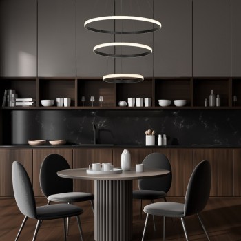 Pendul LED Rabalux 72260 Grete 4450lm 3000K negru