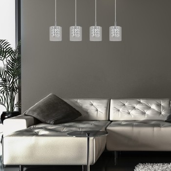 Pendul Rabalux 3116 Duchess G9 4x MAX 40W crom