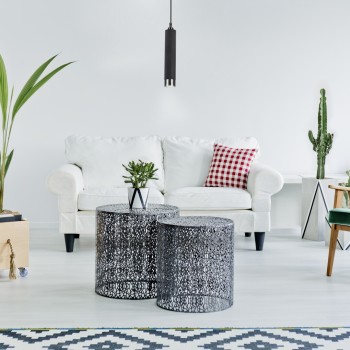 Pendul Rabalux 5076 Zircon GU10 1X MAX 5W negru mat