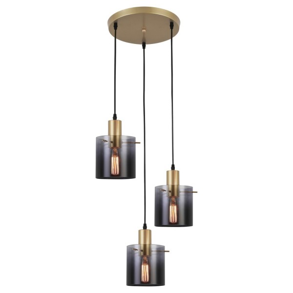 Pendul Rabalux 5223 Donati E27 3x MAX 40W auriu