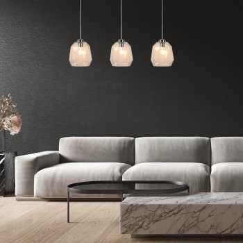 Pendul Rabalux 72012 Shivani E27 1x MAX 40W crom