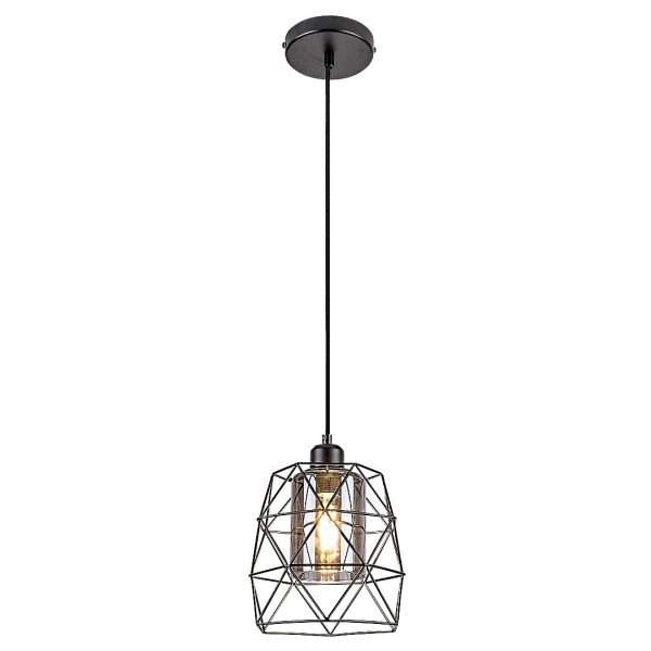 Pendul Rabalux 72111 Emrys E27 1x MAX 40W negru mat