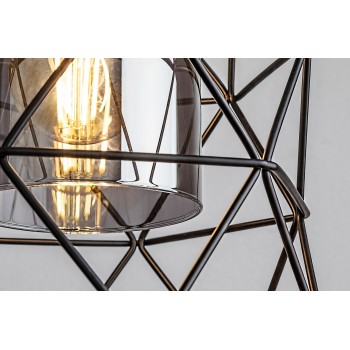 Pendul Rabalux 72111 Emrys E27 1x MAX 40W negru mat