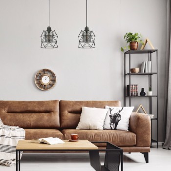 Pendul Rabalux 72111 Emrys E27 1x MAX 40W negru mat