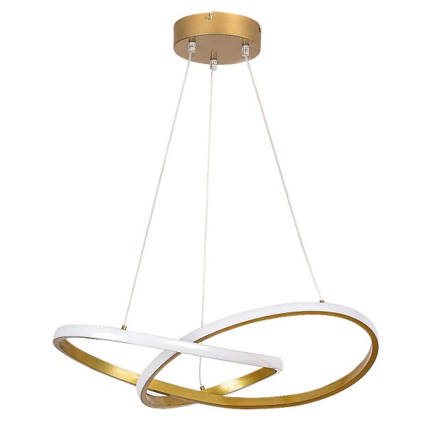 Pendul LED Rabalux 72215 Castiel 2380lm 3000K auriu