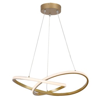 Pendul LED Rabalux 72215 Castiel 2380lm 3000K auriu