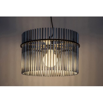 Pendul Rabalux 72261 Inesa E27 1x MAX 40W negru mat