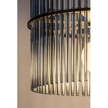 Pendul Rabalux 72261 Inesa E27 1x MAX 40W negru mat