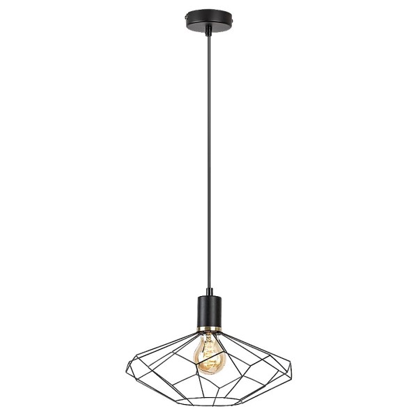 Pendul Rabalux 72241 Fran E27 1x MAX 40W negru mat