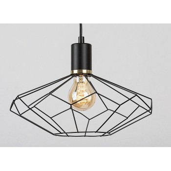 Pendul Rabalux 72241 Fran E27 1x MAX 40W negru mat