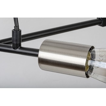 Pendul Rabalux 72027 Branwen E27 7x MAX 25W negru mat