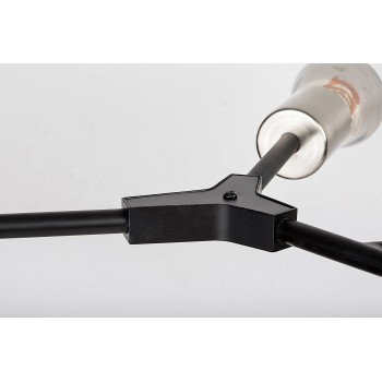 Pendul Rabalux 72027 Branwen E27 7x MAX 25W negru mat