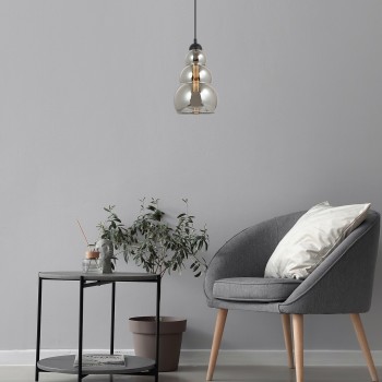 Pendul Rabalux 72211 Salvatore E27 1x MAX 40W negru